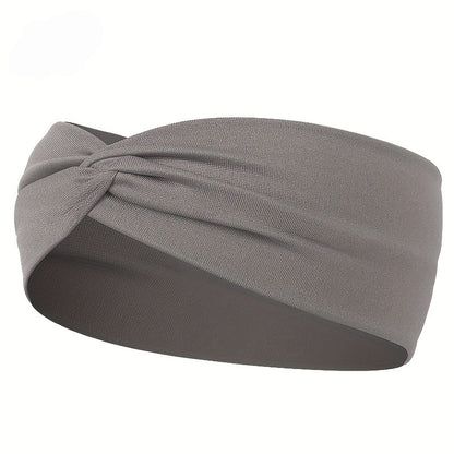 Comfort Fit Wide Headband Knotted Yoga Headband for Sports, Running & Everyday Style