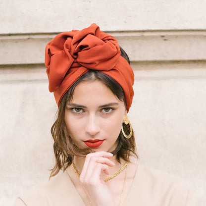 Vintage Soft Turban Hat for Women Elegant Women's Head Wrap & Stretch Headscarf Cap