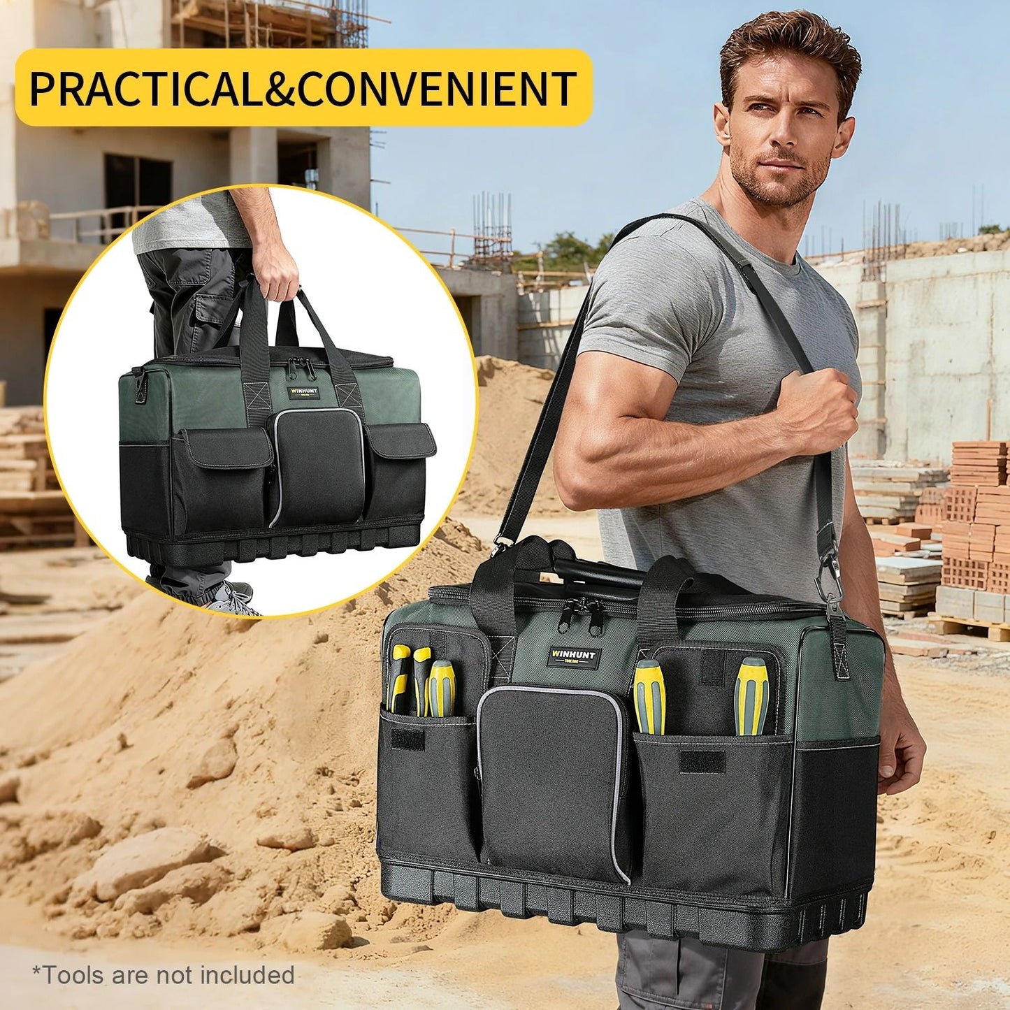 Heavy Duty 16 Pocket Electrician Tool Bag