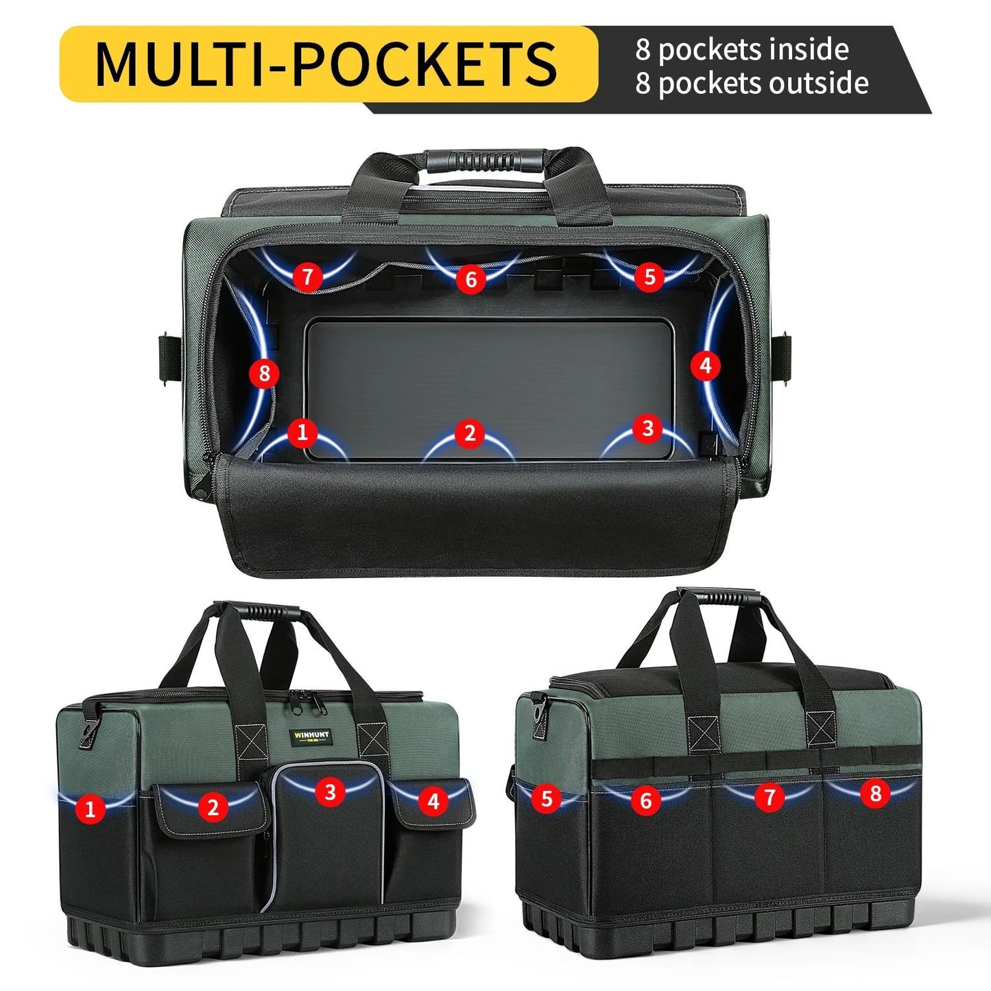 Heavy Duty 16 Pocket Electrician Tool Bag
