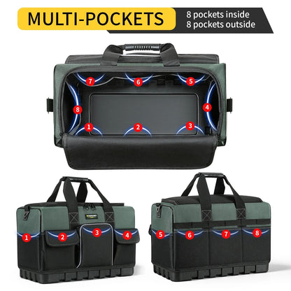 Heavy Duty 16 Pocket Electrician Tool Bag