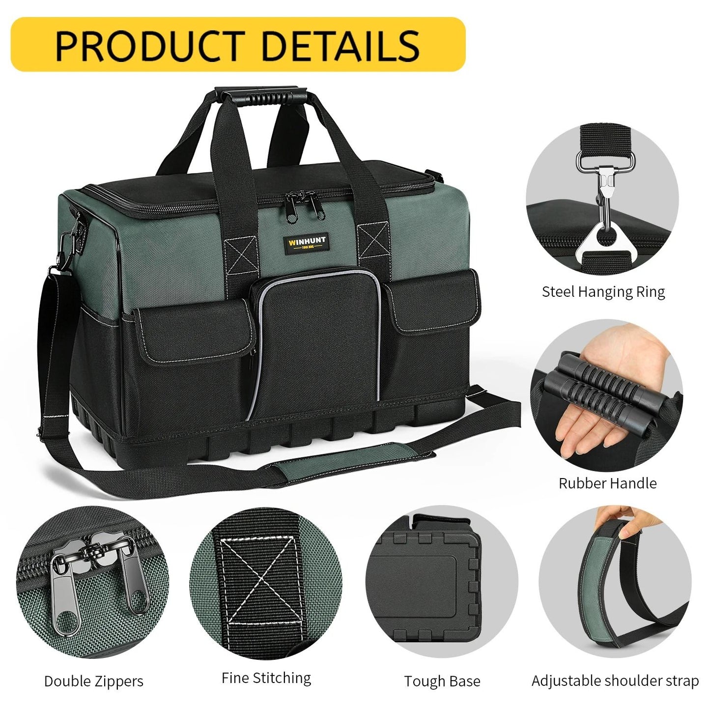 Heavy Duty 16 Pocket Electrician Tool Bag