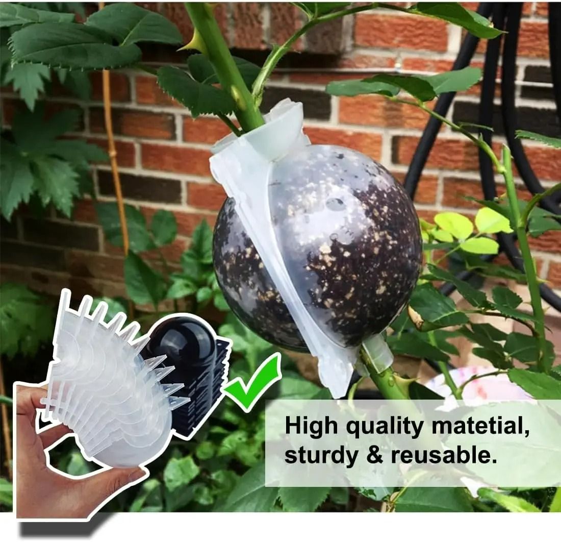 High-Pressure Plant Rooting Ball Propagation Pods (10-Piece Set)