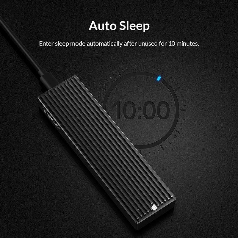 ORICO M2PF C3 M.2 NGFF SSD Enclosure USB Type C 5Gbps External SSD Case