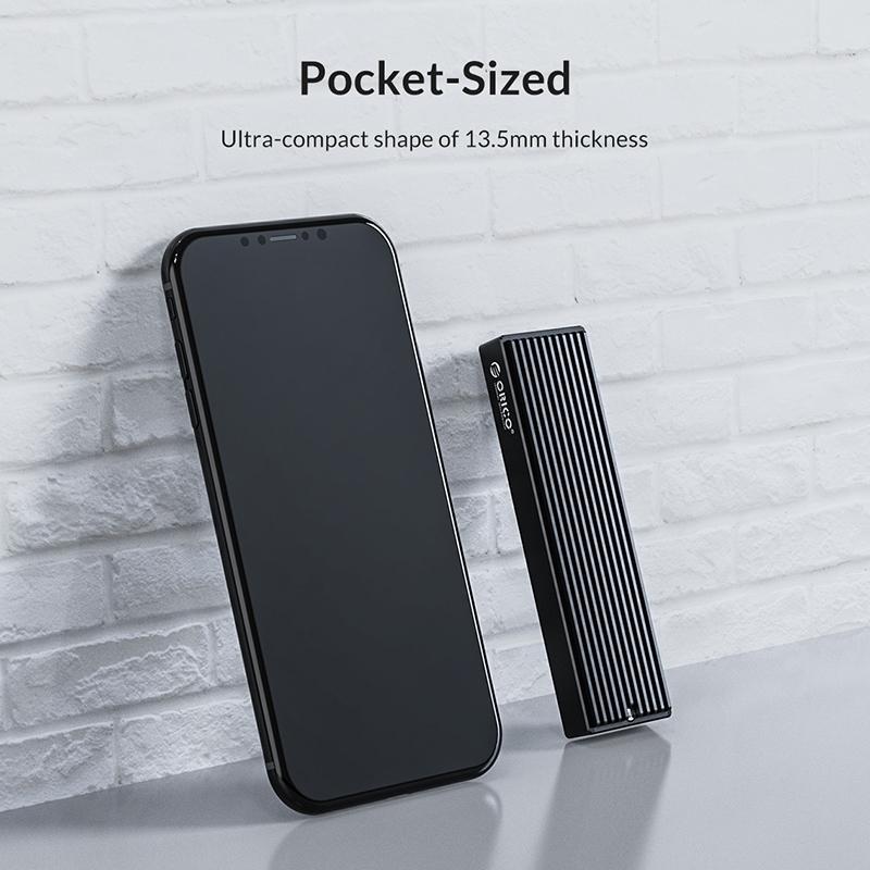ORICO M2PF C3 M.2 NGFF SSD Enclosure USB Type C 5Gbps External SSD Case