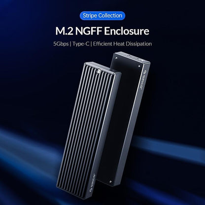ORICO M2PF C3 M.2 NGFF SSD Enclosure USB Type C 5Gbps External SSD Case