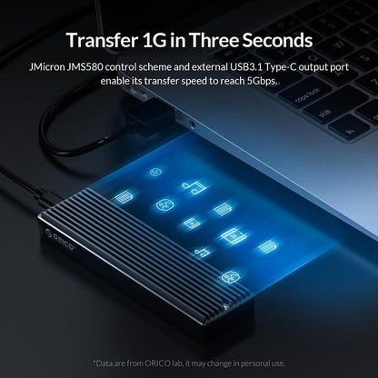 ORICO M2PF C3 M.2 NGFF SSD Enclosure USB Type C 5Gbps External SSD Case