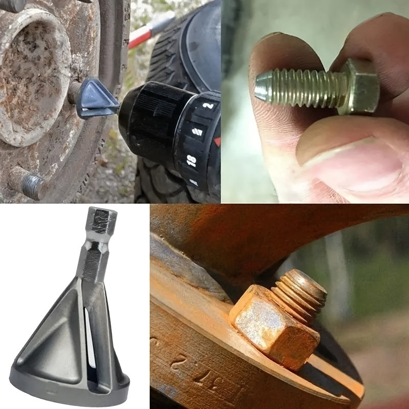 External Chamfer Tool Drill Bit for Fast Bolt Deburring and Metal Edge Repair