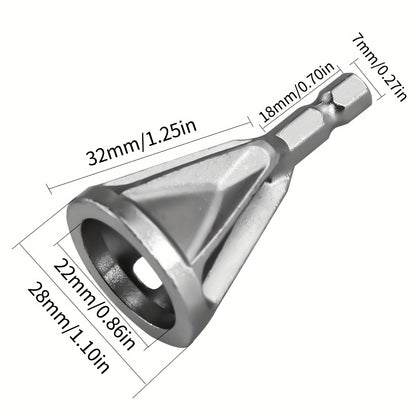 External Chamfer Tool Drill Bit for Fast Bolt Deburring and Metal Edge Repair