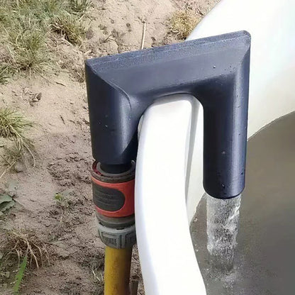 Hands Free Garden Hose Holder Hook for Easy Water Tank Filling and Stable Hose Support