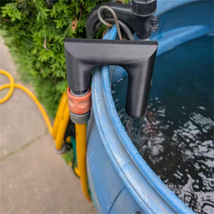 Hands Free Garden Hose Holder Hook for Easy Water Tank Filling and Stable Hose Support
