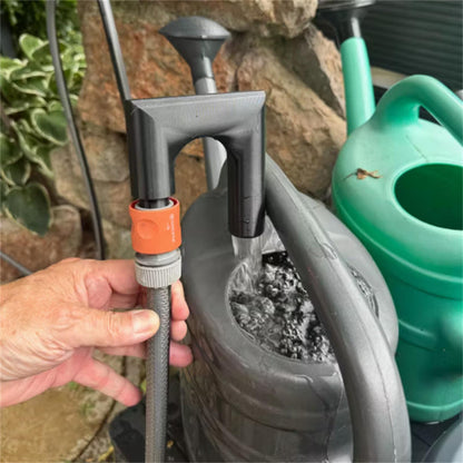 Hands Free Garden Hose Holder Hook for Easy Water Tank Filling and Stable Hose Support