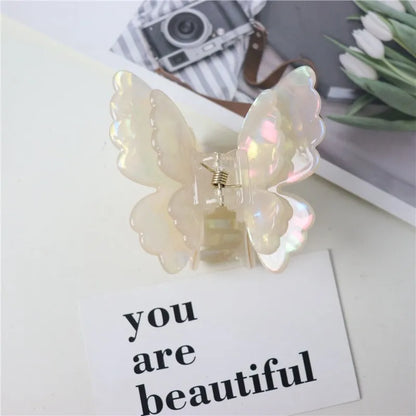 Elegant Butterfly Hair Claw Acetate Hair Clip for Women & Girls