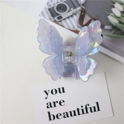 Elegant Butterfly Hair Claw Acetate Hair Clip for Women & Girls
