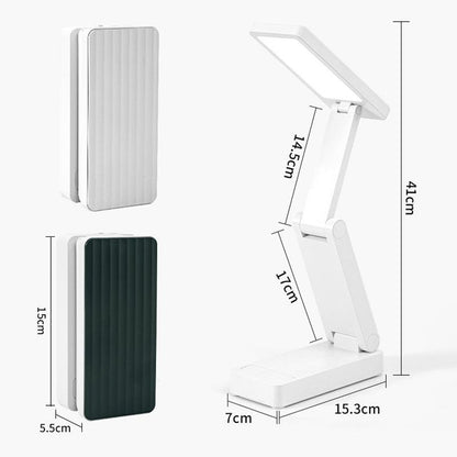 Rechargeable Desk Lamp with Touch Control Foldable LED Study Light for Eye Protection