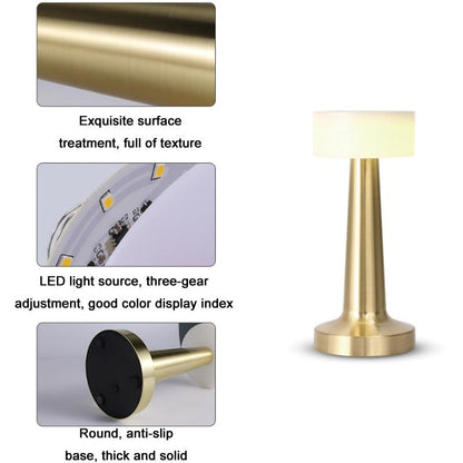 Touch Wireless Charging Desk Lamp with Dimmable LED Atmosphere Night Light