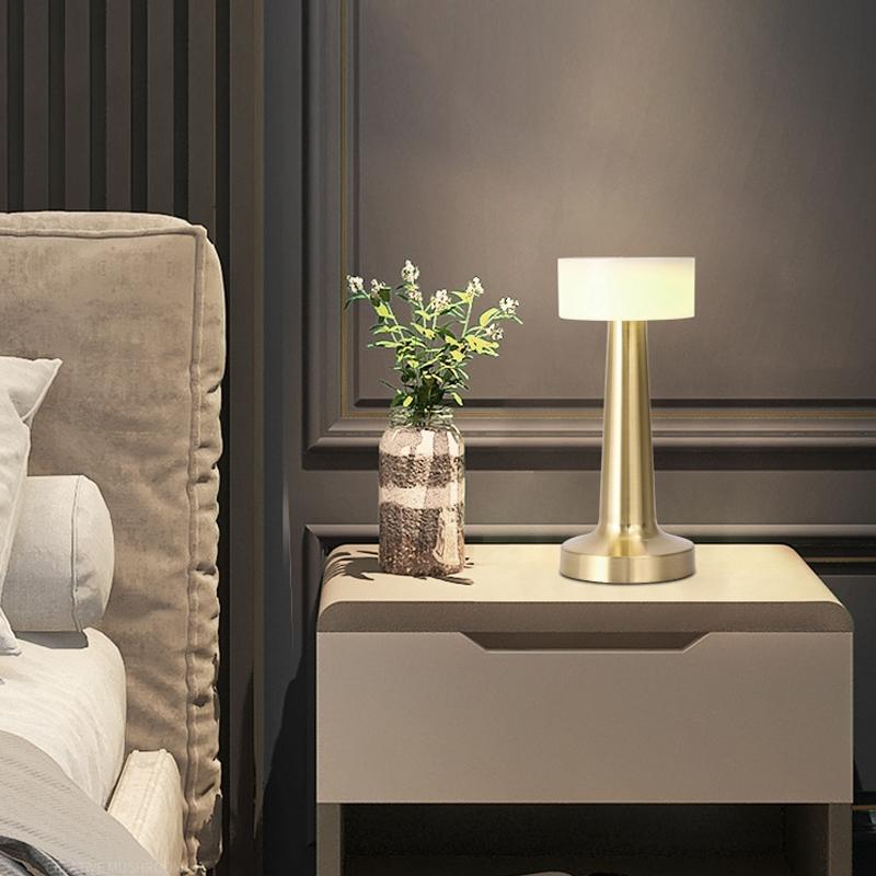 Touch Wireless Charging Desk Lamp with Dimmable LED Atmosphere Night Light