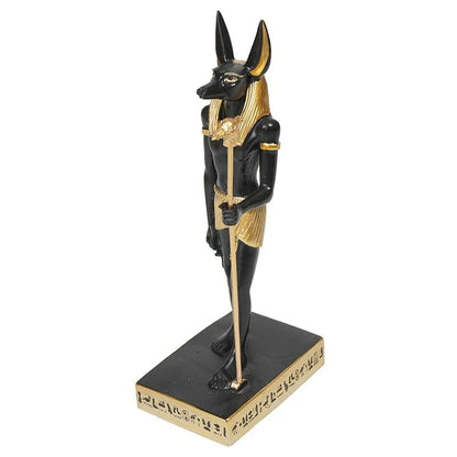 Egyptian Anubis Jackal God Resin Sculpture