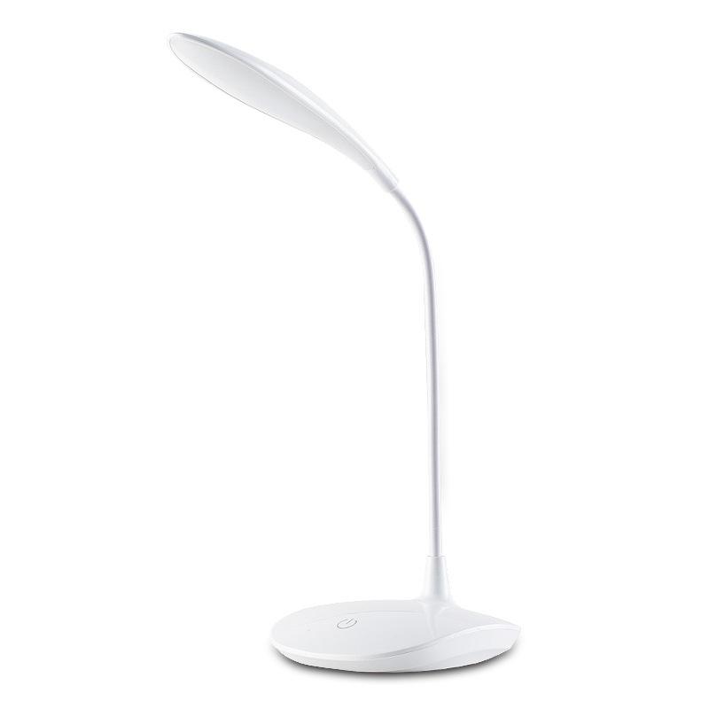 USB Rechargeable LED Reading Lamp Touch Dimmable Bedside Desk Light