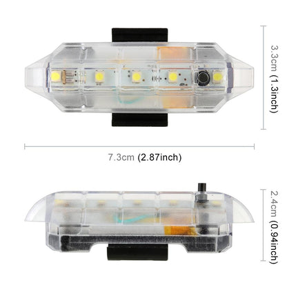 USB Rechargeable Bike Tail Light Bright 5 LED Bicycle Safety Rear Light
