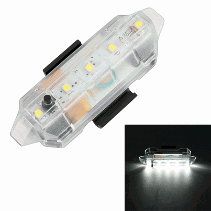 USB Rechargeable Bike Tail Light Bright 5 LED Bicycle Safety Rear Light