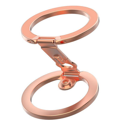 Magnetic Phone Holder with 360 Rotating Foldable Ring Stand Double Sided MagSafe Compatible Grip