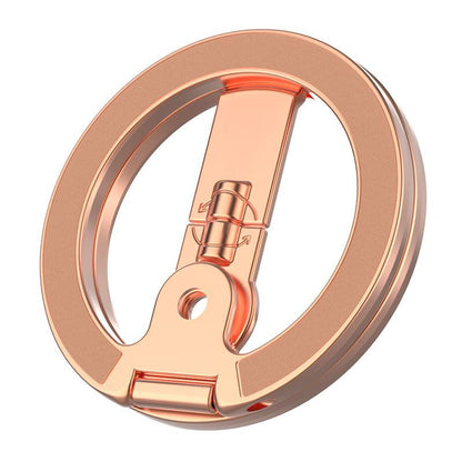 Magnetic Phone Holder with 360 Rotating Foldable Ring Stand Double Sided MagSafe Compatible Grip