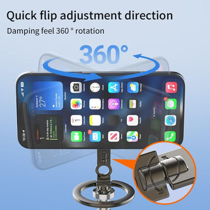Magnetic Phone Holder with 360 Rotating Foldable Ring Stand Double Sided MagSafe Compatible Grip
