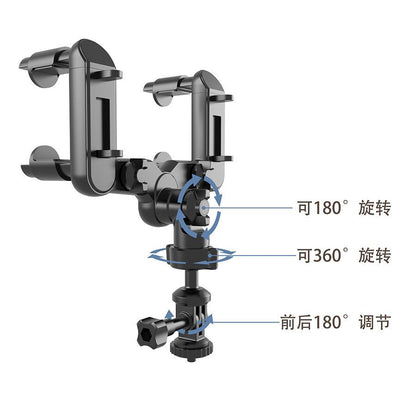 Universal Car Phone Mount Rearview Mirror Camera Holder Adjustable Sports Camera Bracket