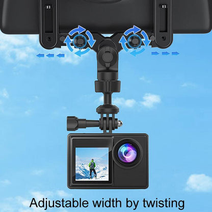 Universal Car Phone Mount Rearview Mirror Camera Holder Adjustable Sports Camera Bracket