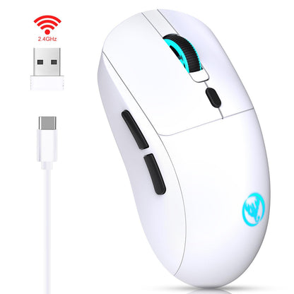 HXSJ T20 Rechargeable Wireless Mouse with Adjustable DPI Ergonomic 2.4GHz USB Mouse