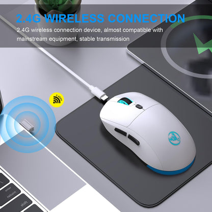 HXSJ T20 Rechargeable Wireless Mouse with Adjustable DPI Ergonomic 2.4GHz USB Mouse