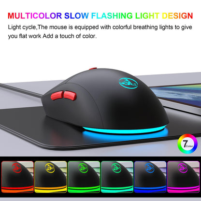 HXSJ T20 Rechargeable Wireless Mouse with Adjustable DPI Ergonomic 2.4GHz USB Mouse