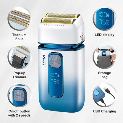 Electric Head Shaver USB Rechargeable Bald Head Shaver for Smooth Precision Grooming