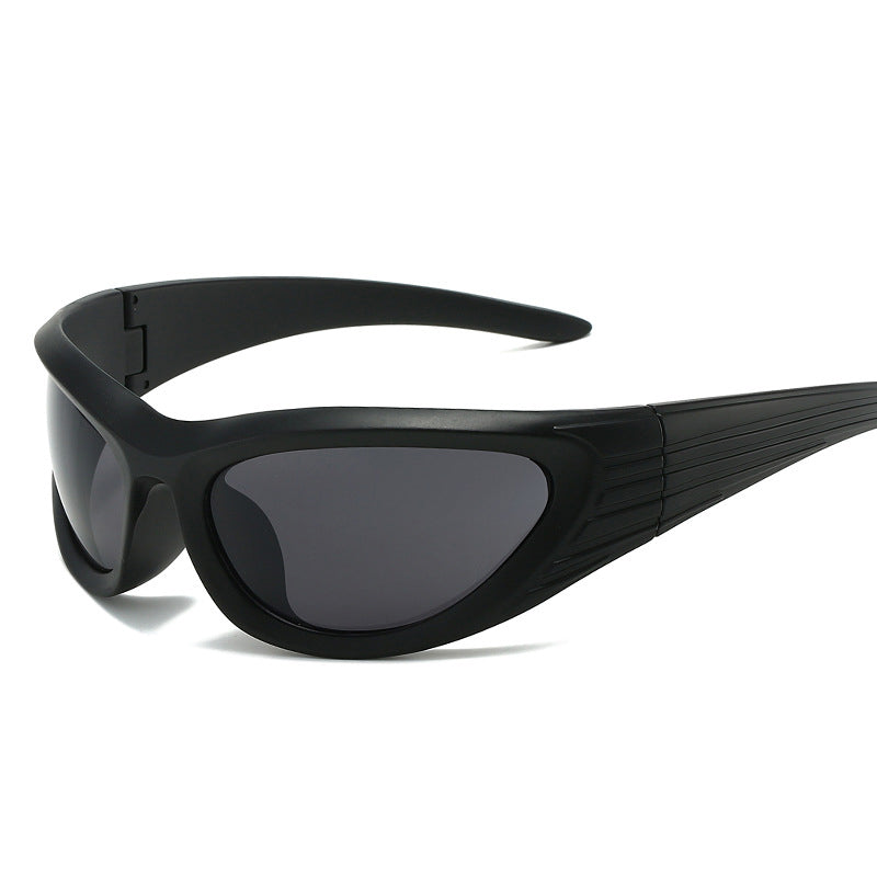Retro Sunglasses for Women & Men Trendy Oval Sunglasses with Mirror Lens Punk Eyewear