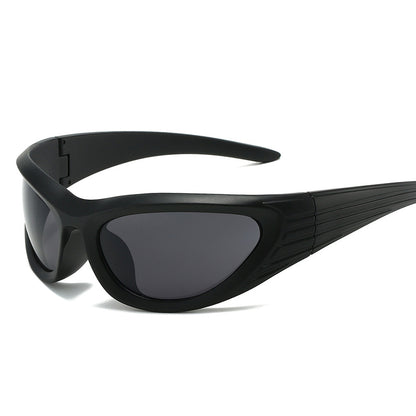 Retro Sunglasses for Women & Men Trendy Oval Sunglasses with Mirror Lens Punk Eyewear