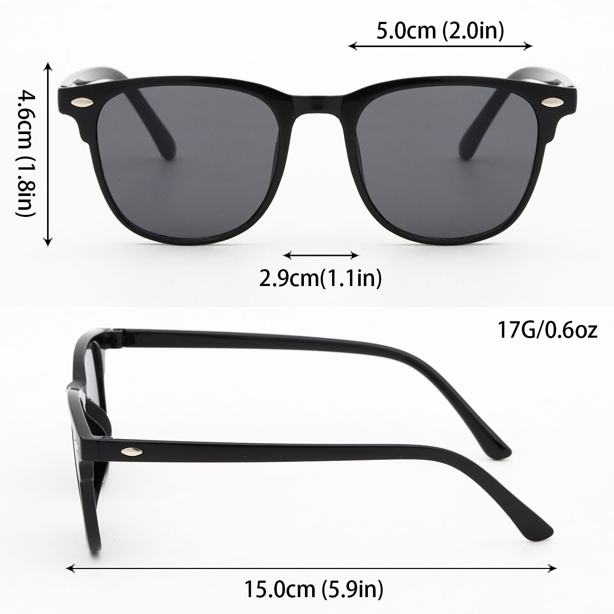 Retro Sunglasses UV Lightweight Unisex Sunglasses with Oval Frame