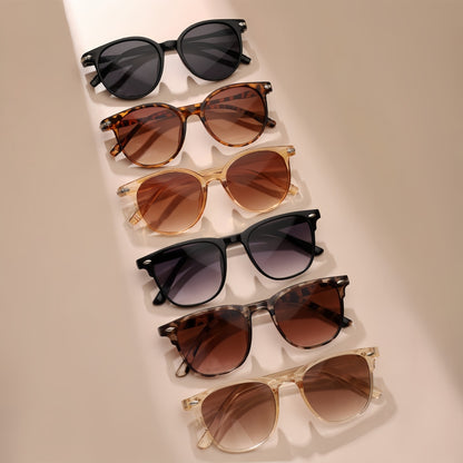 Retro Sunglasses UV Lightweight Unisex Sunglasses with Oval Frame