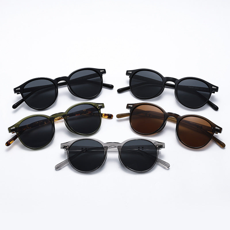 Vintage Round Sunglasses Retro Unisex UV Protection Eyewear for Women & Men
