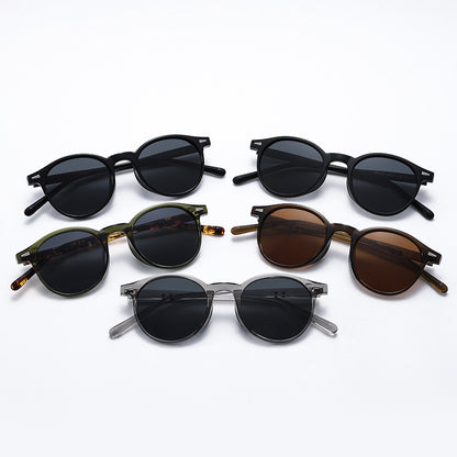 Vintage Round Sunglasses Retro Unisex UV Protection Eyewear for Women & Men