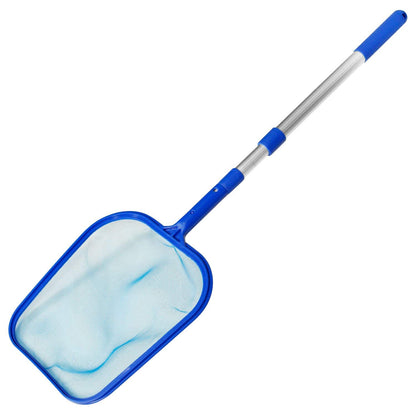 Professional Pool Skimmer Net with Telescopic Handle for Swimming Pool, Spa & Pond Cleaning