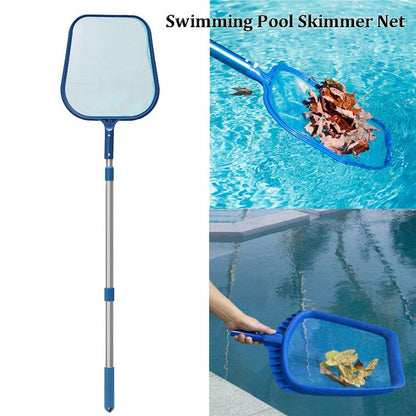 Professional Pool Skimmer Net with Telescopic Handle for Swimming Pool, Spa & Pond Cleaning