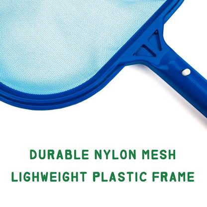 Professional Pool Skimmer Net with Telescopic Handle for Swimming Pool, Spa & Pond Cleaning