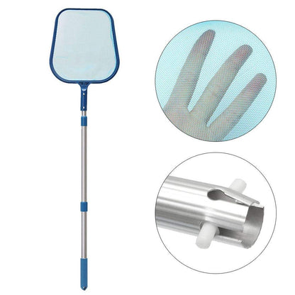 Professional Pool Skimmer Net with Telescopic Handle for Swimming Pool, Spa & Pond Cleaning