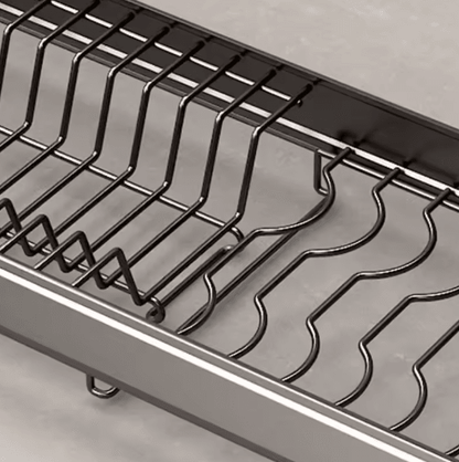 Multi-Purpose Kitchen Sink Organizer – Countertop Dish Drying Rack & Vegetable Storage Shelf