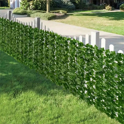UV Resistant Artificial Ivy Privacy Fence Greenery Wall Screen for Patio Balcony Garden and Indoor Decor