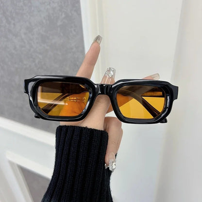 Vintage Rectangle UV Sunglasses Retro Fashion Eyewear for Men & Women