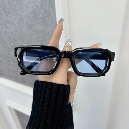 Vintage Rectangle UV Sunglasses Retro Fashion Eyewear for Men & Women