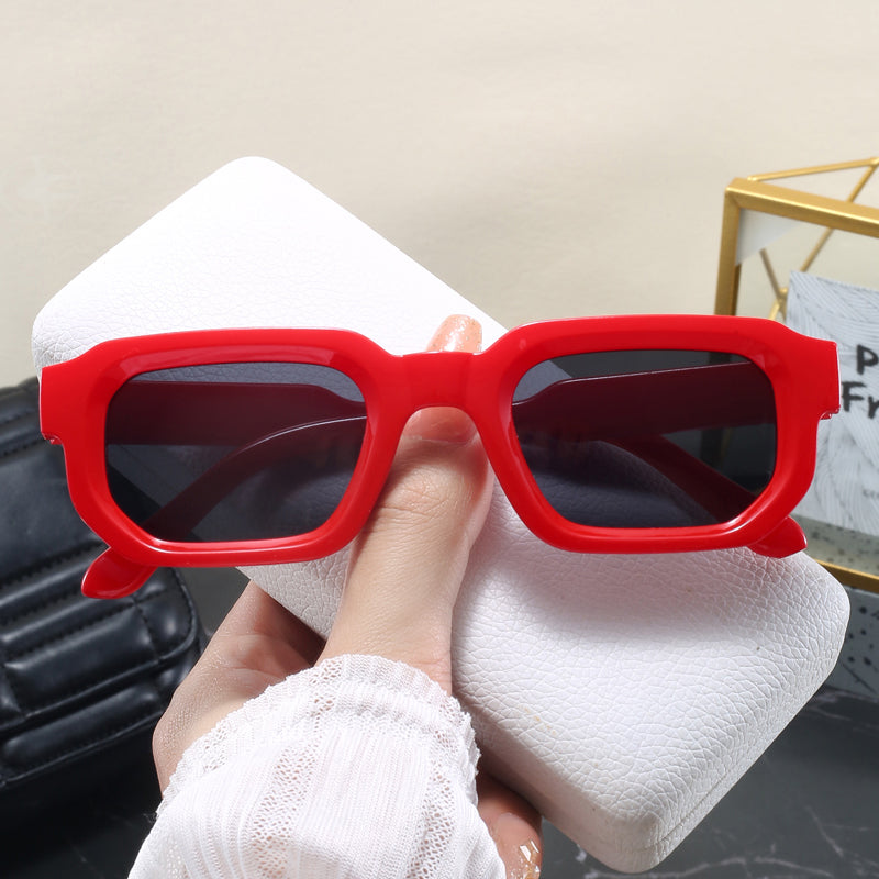 Vintage Rectangle UV Sunglasses Retro Fashion Eyewear for Men & Women