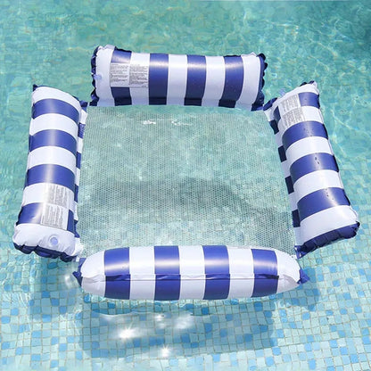 AquaRelax Inflatable Pool Float Chair Portable Floating Pool Lounger for Adults